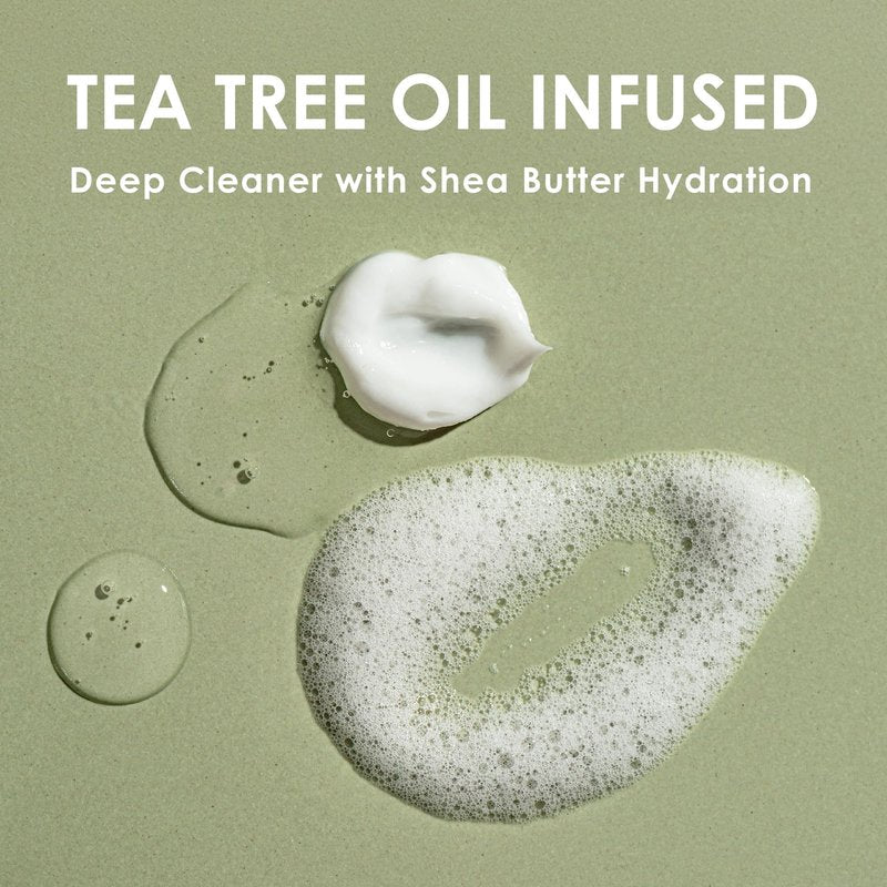 EyeEco Age-Defying Tea Tree Eyelid and Facial Cleanser - 50mL - Non-Irritating Eyelid Cleanser and Face Wash with Shea Butter and Vitamin E