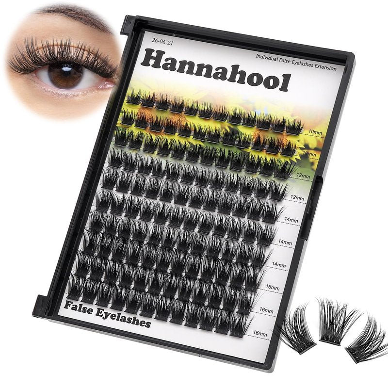 Large Pack,DIY Eye Lashes Extensions 120pcs Wide Stem Cluster Eyelashes Mixed 10-12-14-16mm/14-16-18mm/12-14-16mm Individual False Eyelashes Dramatic Look (mixed 10-12-14-16mm)