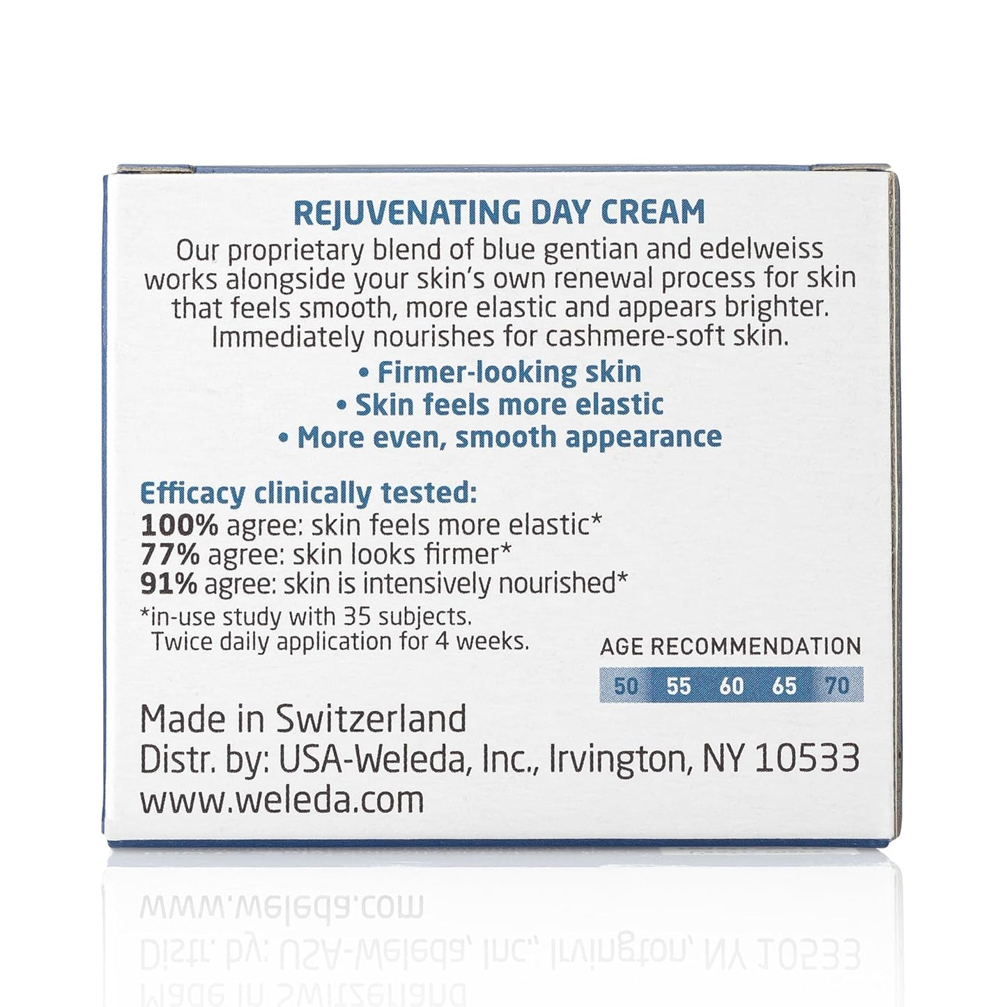 Weleda Rejuvenating Day Cream - Plant-Rich Moisturizer with Blue Gentian & Edelweiss | 1.3 Fl Oz