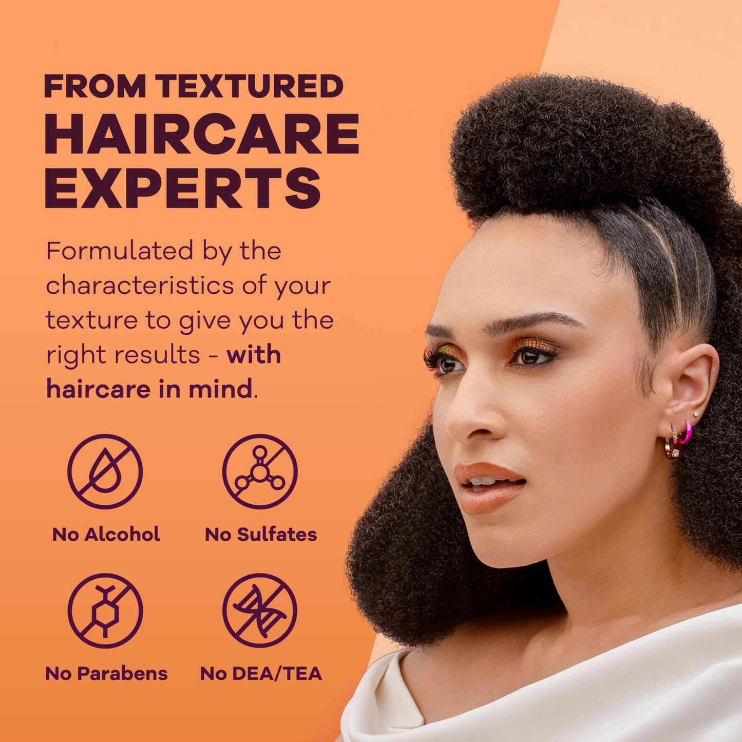 Eco Style Elongating Cream, Texture Edit, Koily Define Gel Para Cabello for Type 4 curly hair, 6oz.