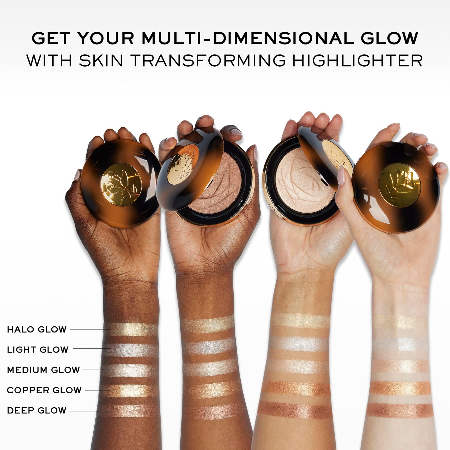 Lancôme Teint Idole Ultra Wear C.E. Skin Transforming Highlighter - Lightweight & Breathable, 24HR Luminous Glow