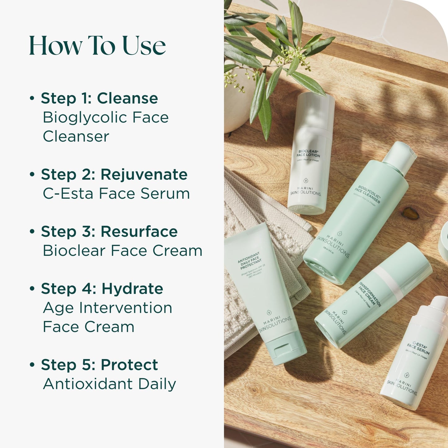 Marini SkinSolutions Skin Care Management System - Cruelty Free - Made in The USA