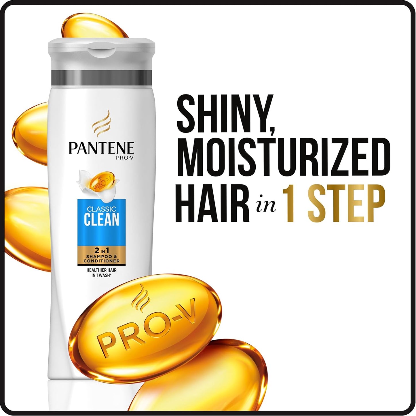 Pantene Pro-V Classic Clean 2-in-1 Shampoo & Conditioner - 30.4 fl oz | Deep Cleansing Formula
