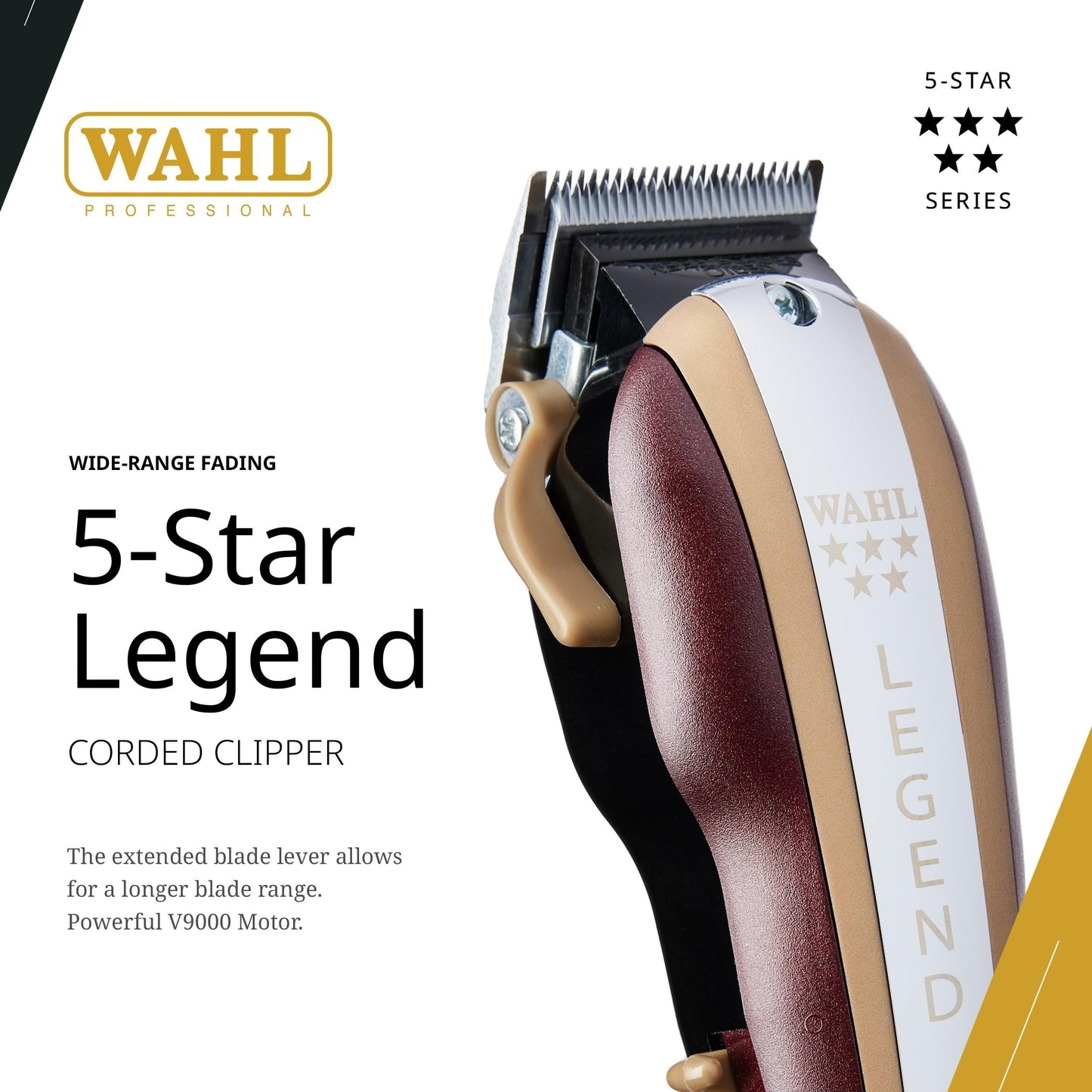 Wahl Professional 5 Star Legend Corded Fading Clipper, Model 8147