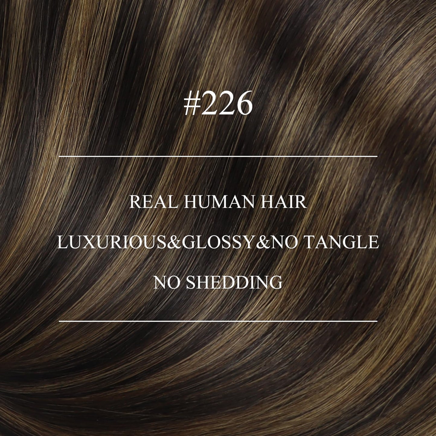 YoungSee Nano Tip Hair Extensions Real Human Hair Balayage Brown 22in Nano Ring Hair Extensions Human Hair Balayage Dark Brown Mix Medium Brown 50g 50 Strands Nano-Beads Extension for Natural Looking