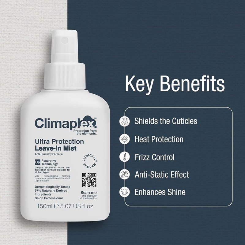 Climaplex Clarifying Shampoo & Leave-In Mist Trio | Detoxify & Protect Hair - 3 Pc Set