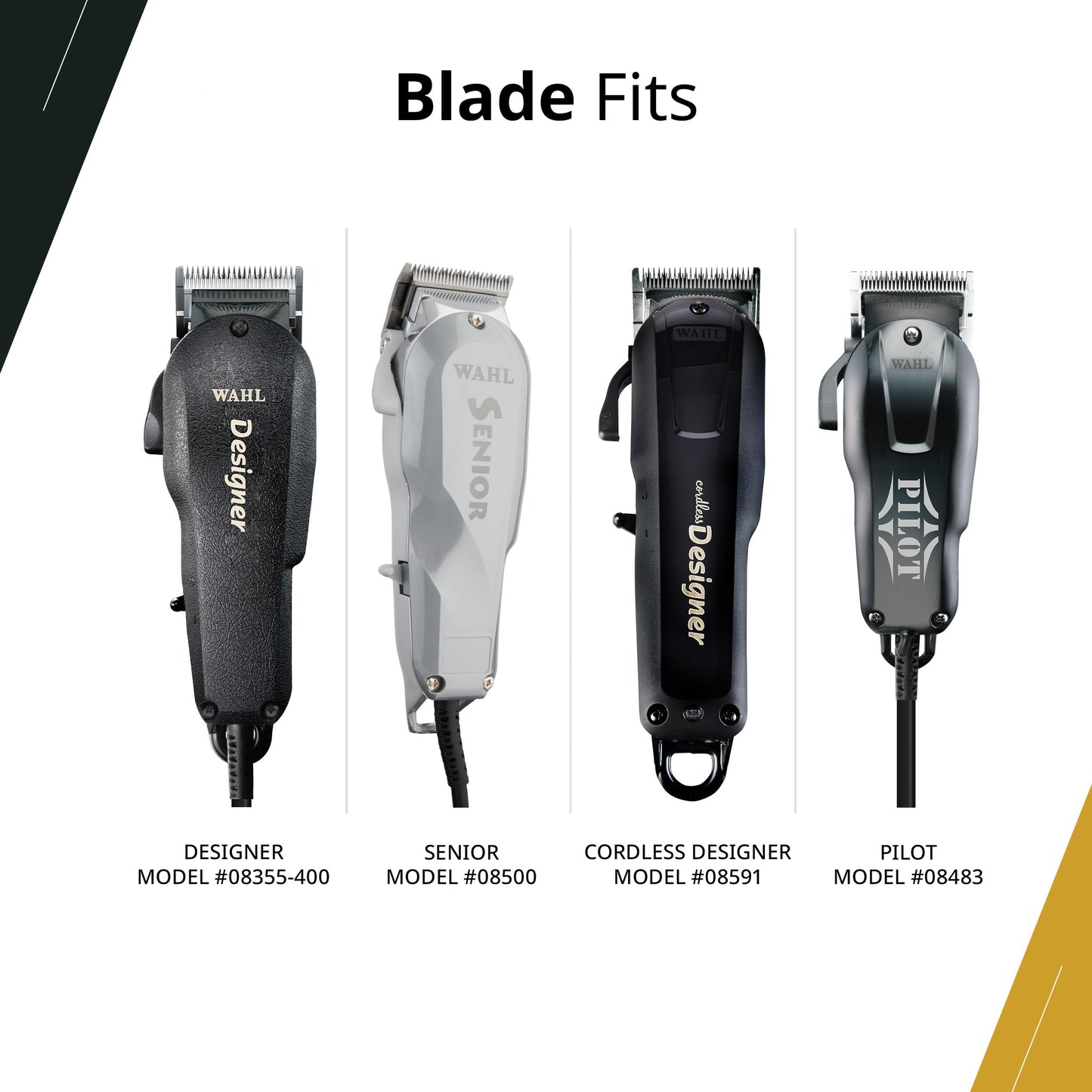 Wahl Professional 3-Hole Standard Clipper Blade, 1mm-3mm, Adjusto-Lock Replacement for Designer, Senior, and Pilot, Nugget, Sterling 1 Plus and Sterling 4 Clippers