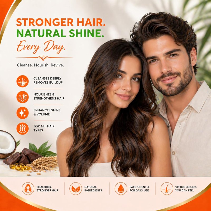 Kachita Spell Clarifying Shampoo - Deep Cleansing Detox Formula, Sulfate-Free | 12 oz