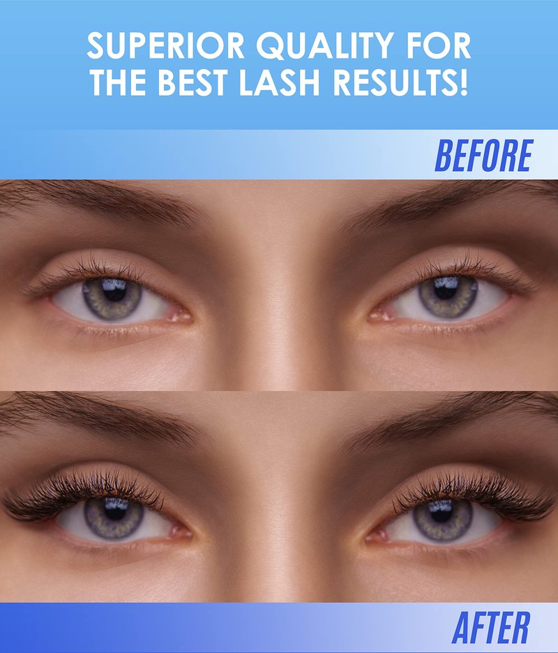 STACY LASH Extra Strong Evolution Eyelash Extension Glue (0.34 fl.oz/10 ml)/1-2 Sec Dry/Retention – 8 Weeks/Black Adhesive/Lash Tech Supplies