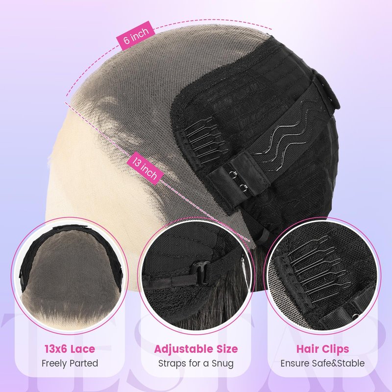 testar Platinum Lace Front Wigs 13x6 HD Lace Wigs Long Body Wave Blonde Hair Wigs for White Women Ready to Wear Glueless Wig Heat Resistant Synthetic Wig Daily Wear (28 Inch)