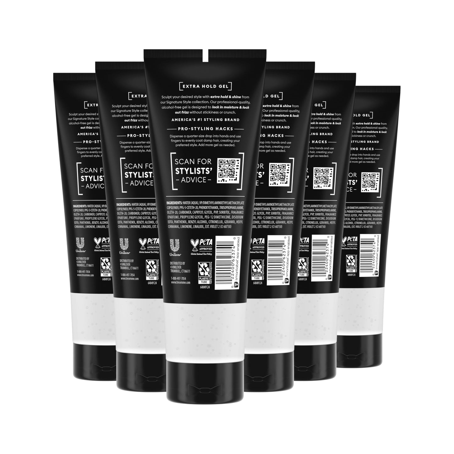 TRESemmé Extra Hold Hair Gel Alcohol-Free for 24-Hour Frizz Control and Humidity Protection 9 oz