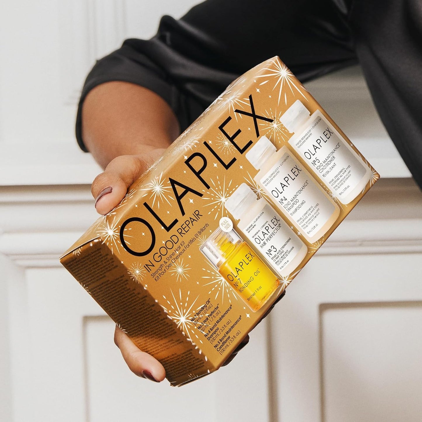 Olaplex In Good Repair Hair Kit | Hydrating Shampoo & Conditioner Set, Bonding Oil & Perfector for Frizz Control & Damage Repair