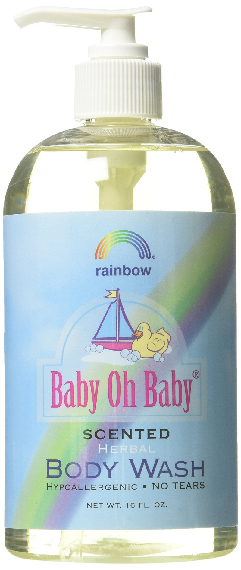 Rainbow Research, Body Wash Oh Baby Herbal, 16 Fl Oz