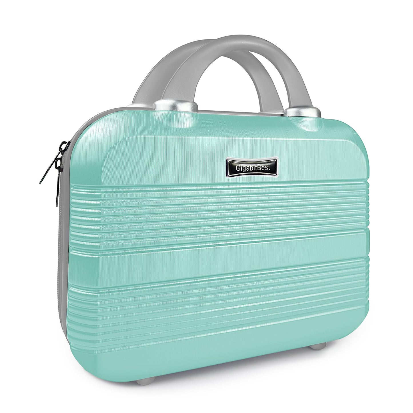 GigabitBest 14 Inch Multi-Purpose Waterproof Hard Shell Makeup Case (Green)