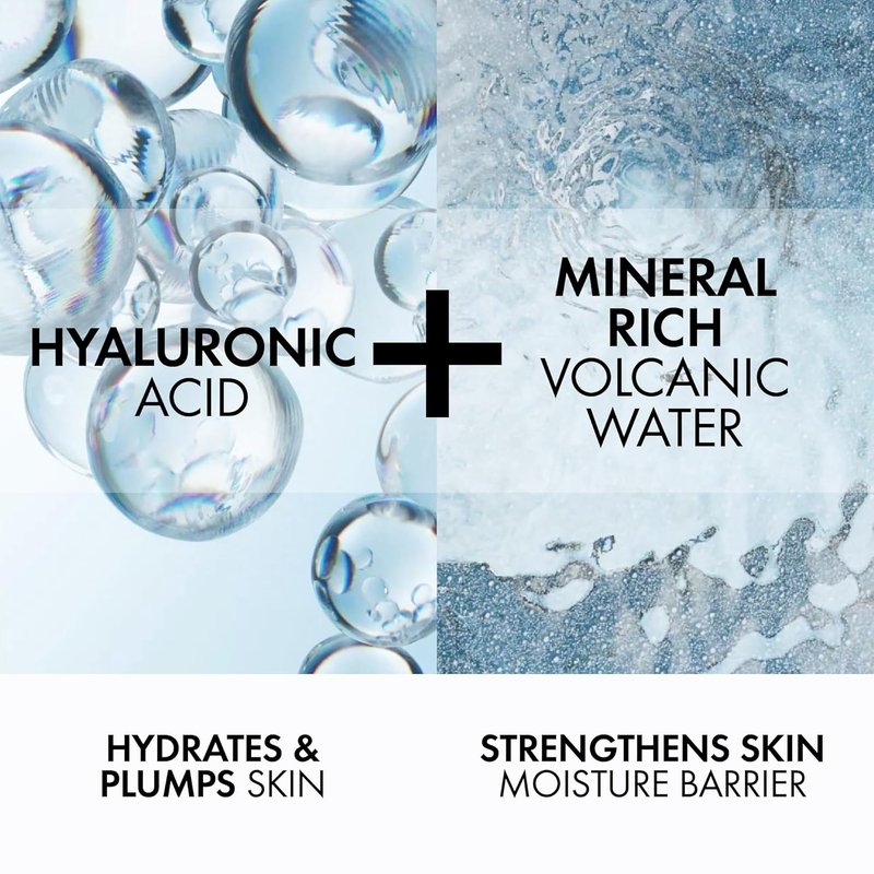 Vichy Mineral 89 Booster - Hyaluronic Acid Serum for Face | Hydrates & Repairs Skin Barrier, Lightweight, Oil-Free