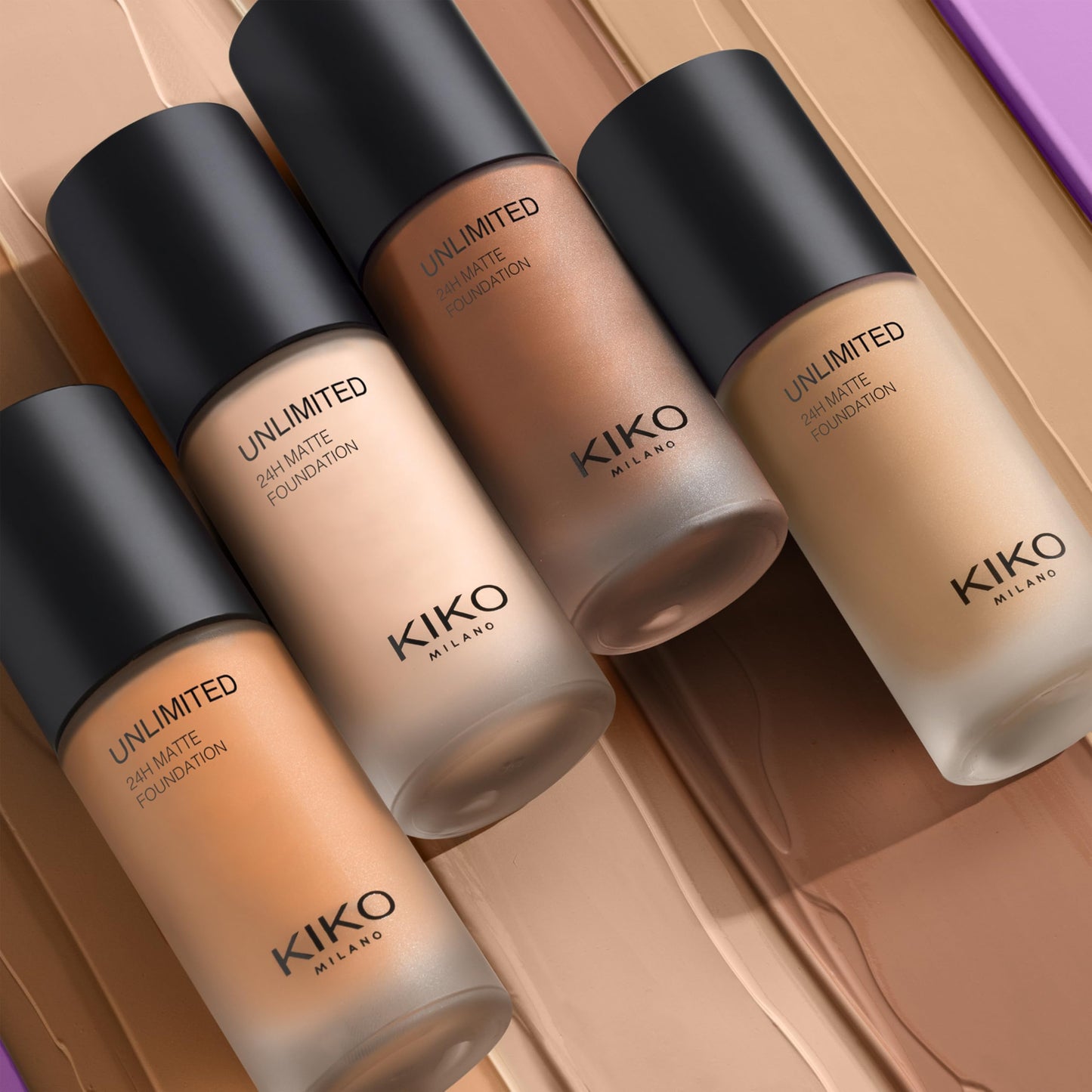 KIKO Milano Unlimited 24H Matte Foundation, Long-Lasting Matt Liquid Foundation With Up To 24-Hour Hold