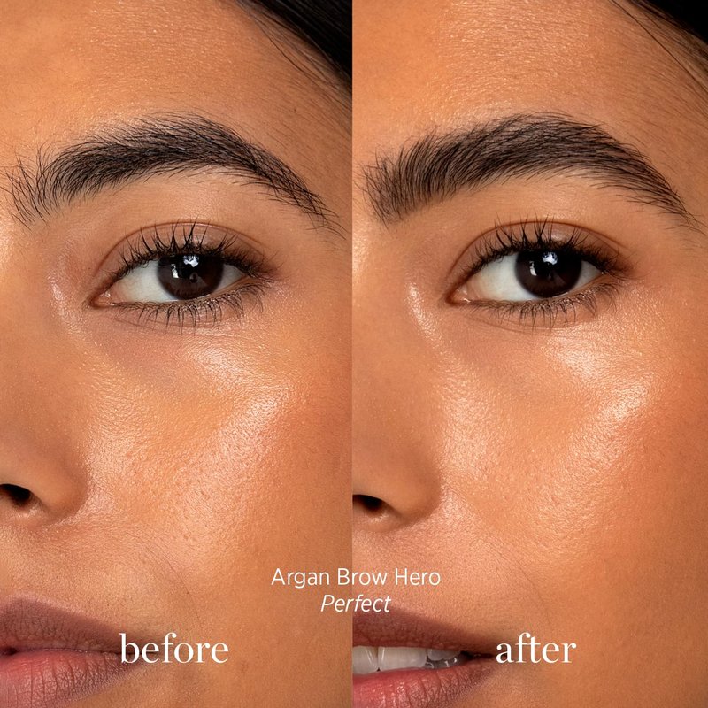 Ere Perez Natural Argan Brow Hero - Tinted Conditioning Gel | Vegan, Cruelty-Free | 0.12 oz (Perfect)