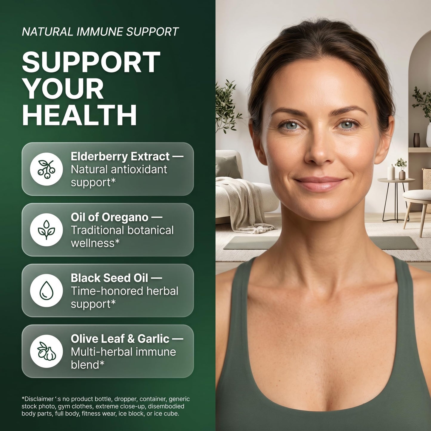 Clean Nutra Oil of Oregano Drops Black Seed Oil Elderberry Vitamin D D3 K2 Olive Garlic Immune Support Supplement Zinc Supplements Liquid 2 Fl Oz Vegan