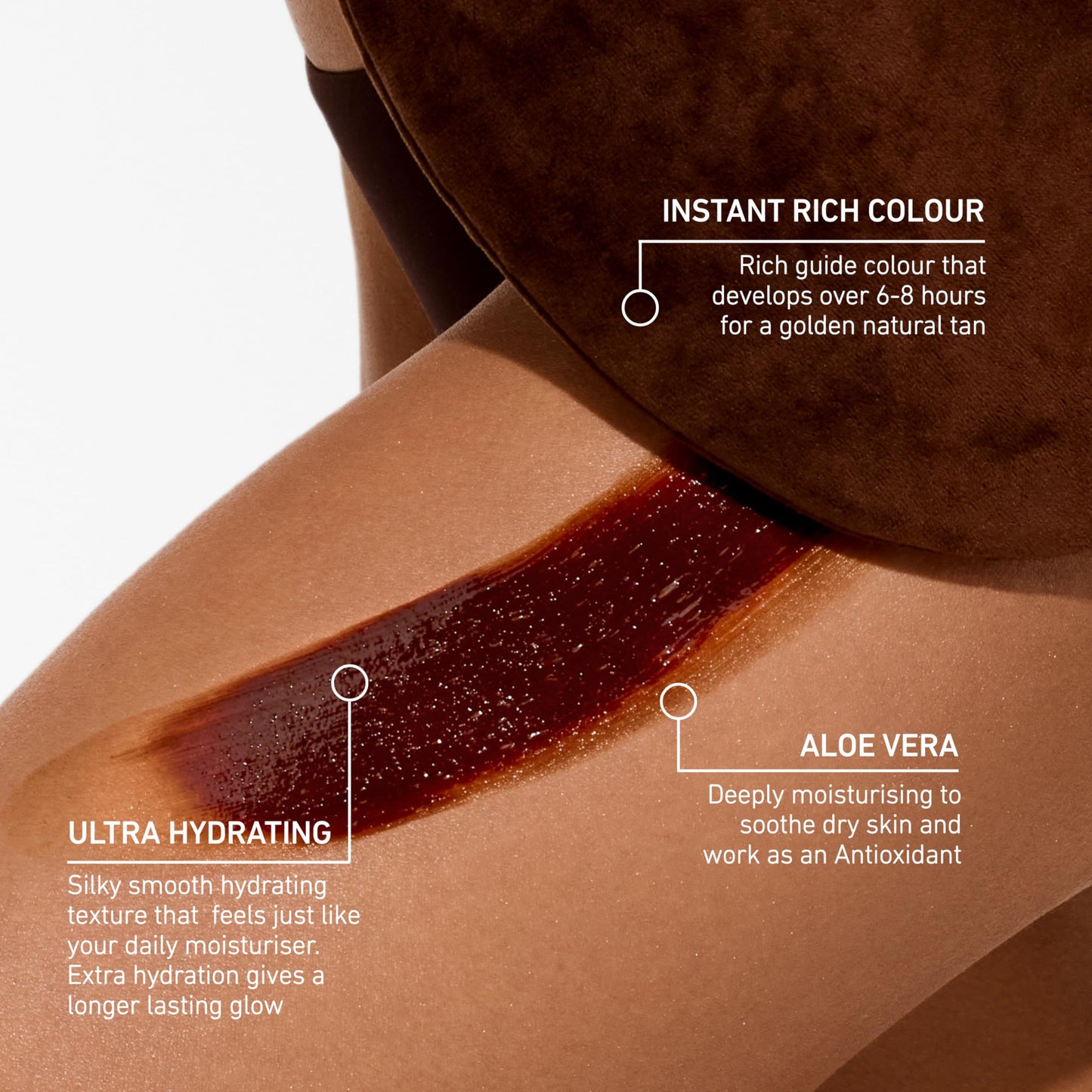 Vita Liberata Fabulous Gradual Tanning Lotion - Dark - Tinted, Natural Looking Tan Designed for Face & Body, Quick Drying Formula, Formulated with Hyaluronic Acid, 6.76 fl oz