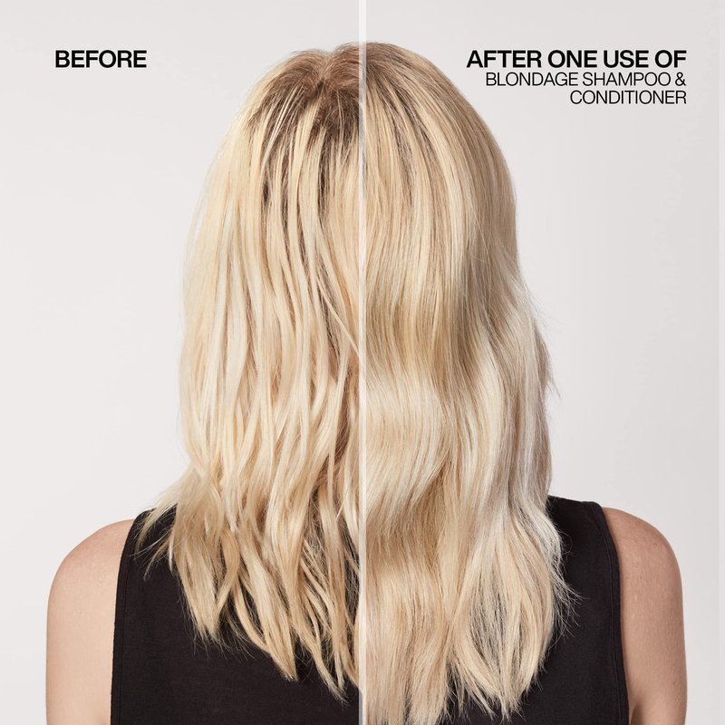 Redken Blondage Purple Conditioner For Blonde Hair - Tones & Moisturizes Brassy Hair, Color Depositing