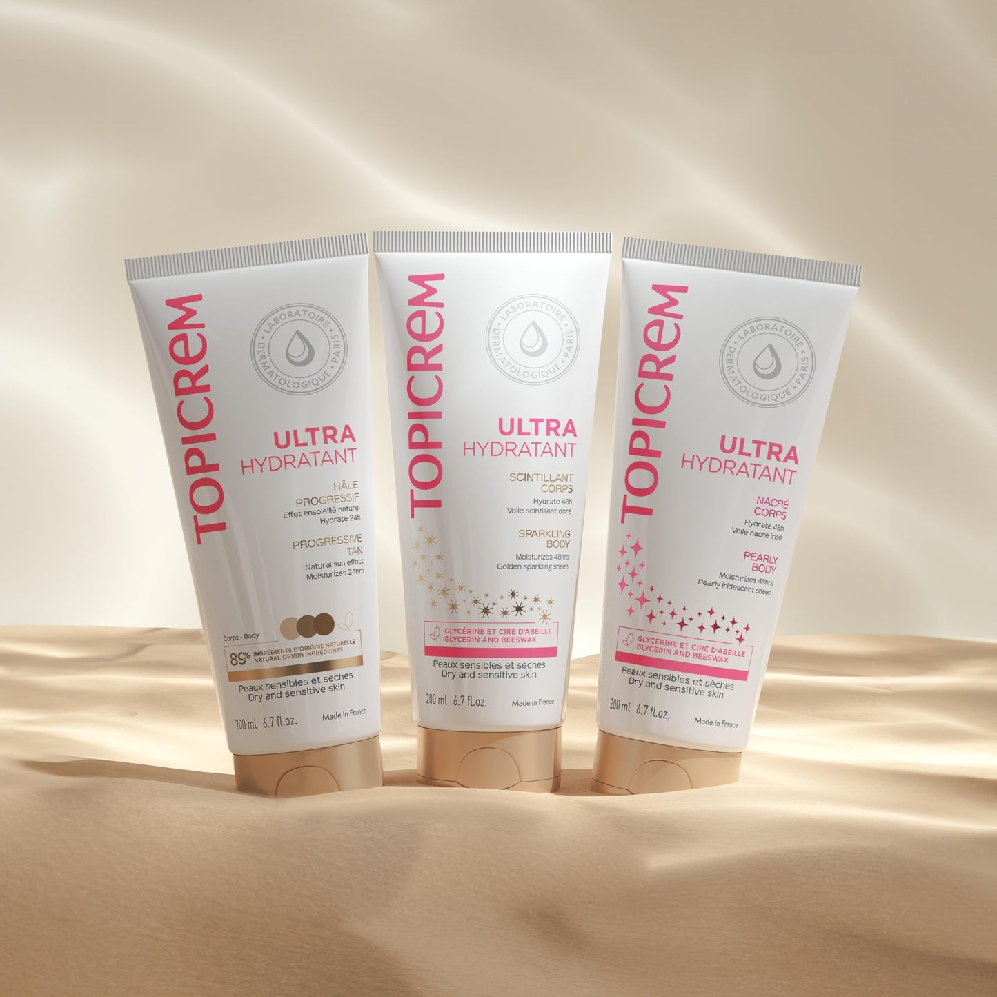 TOPICREME ULTRA MOISTURIZING SPARKLING BODY MILK 200ML