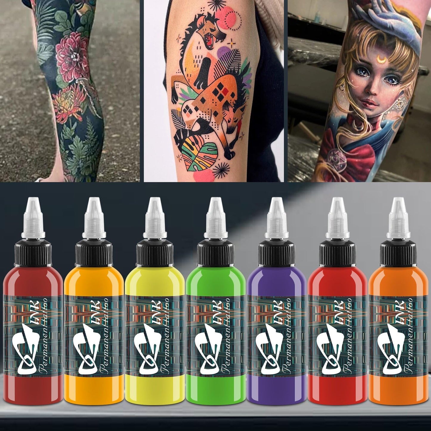 BAODELI Tattoo Ink Set Professional - 14 Colors 1oz (30ml) Vegan-Friendly Pigment Ink Supplies,Tattoo Inks Vegan TI4002-30-14