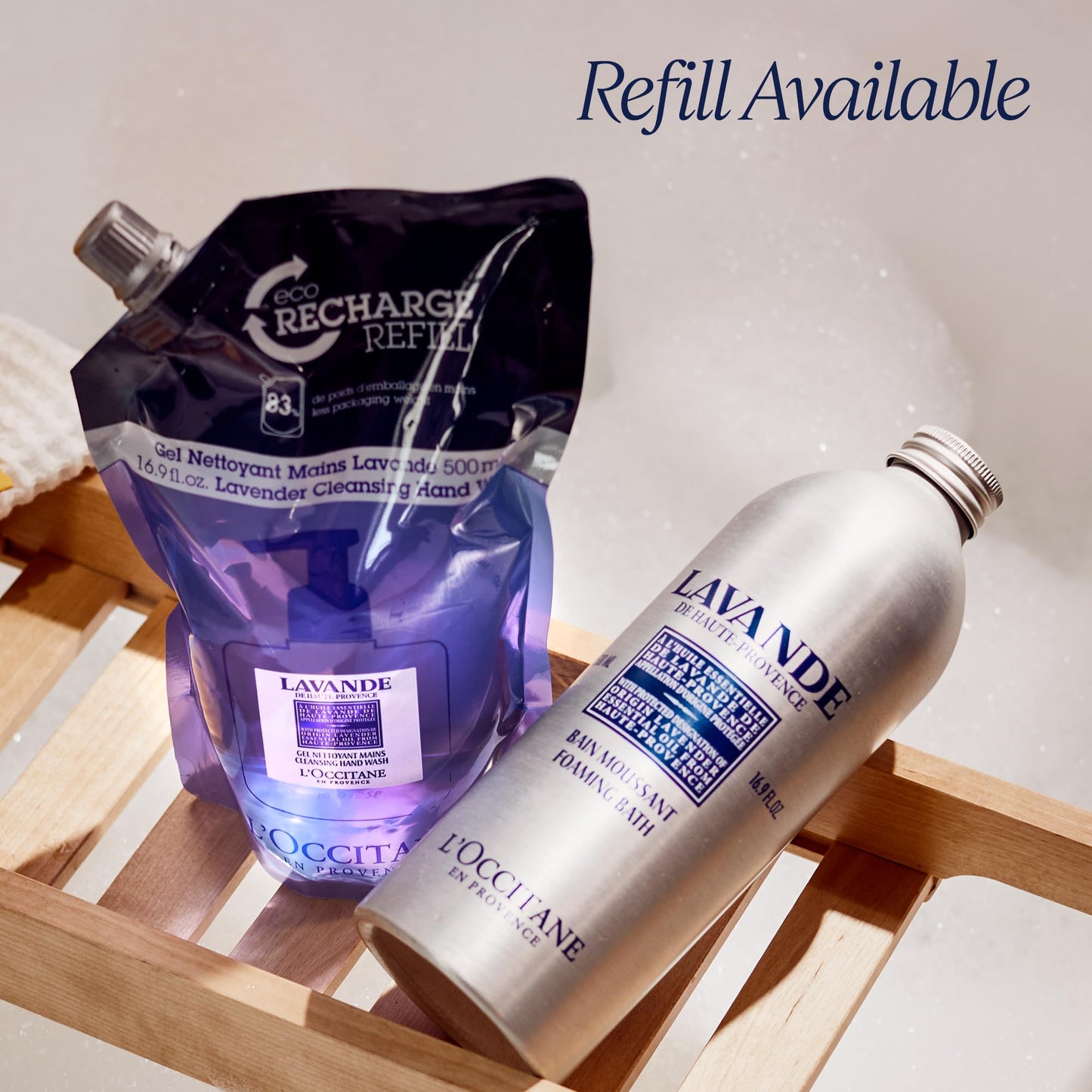 L'Occitane Relaxing & Foaming Lavender Bubble Bath 16.90 fl oz