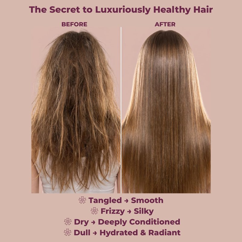 Hydrim Deep Conditioning Hair Mask for Dry Damaged Hair, Hydrating Repair Treatment, Infused with Argan Oil and 10 Nourishing Oils, Helps Smooth Frizz, Fresh Floral Aroma, 8.45 fl oz