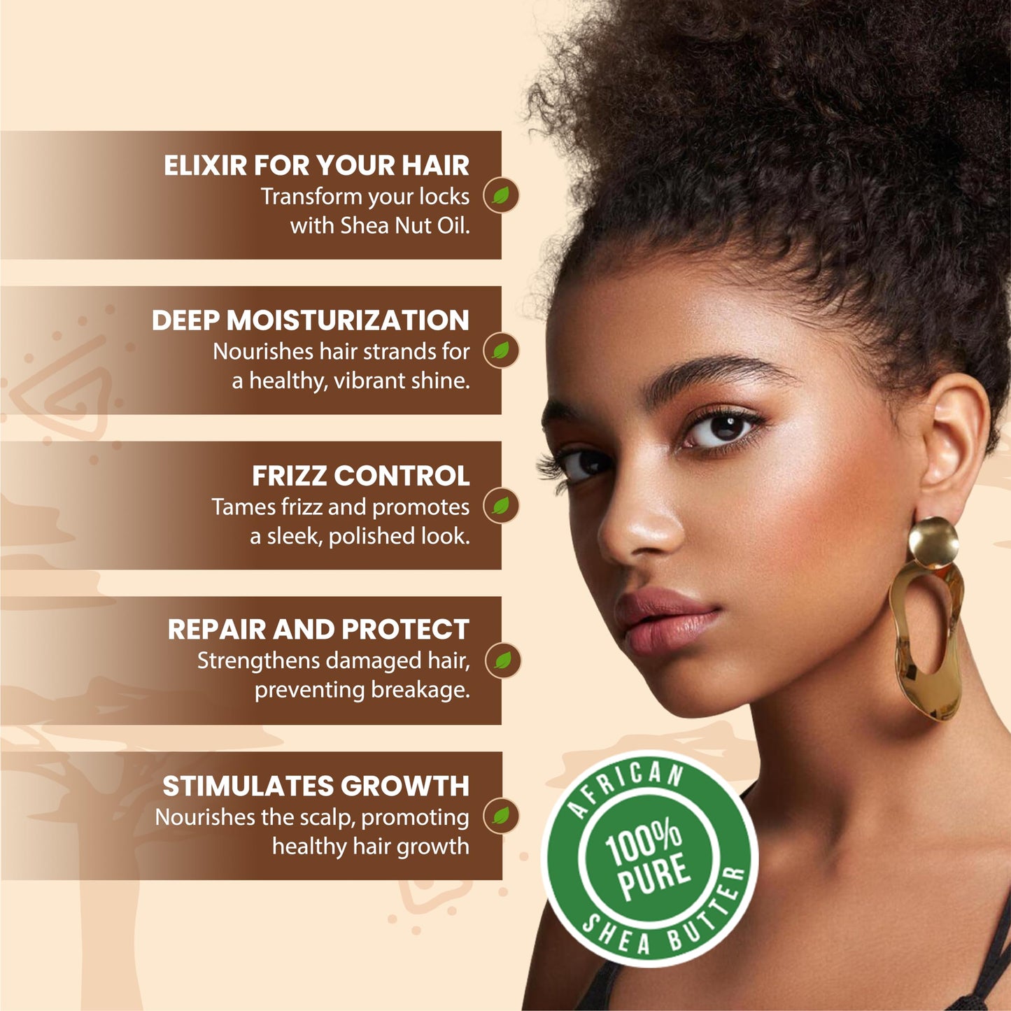 Plant Guru African Shea Nut Butter Oil 32 fl. oz. 100% Pure Natural Skin, Face, Hair Growth And Moisturizer. DIY Body Butters, Lotions, Creams, Lip Balm And Soap Making.