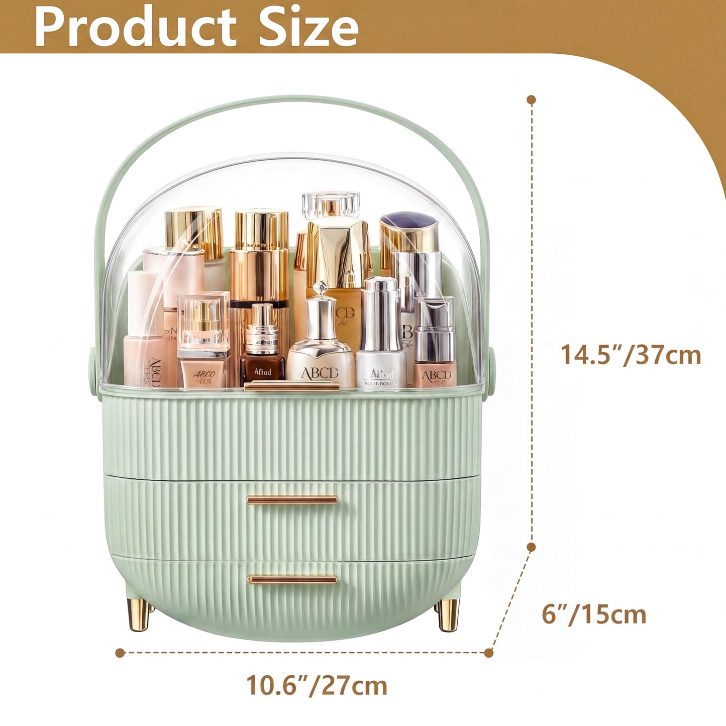 NestOrganix Makeup Organizer Skincare Organizers