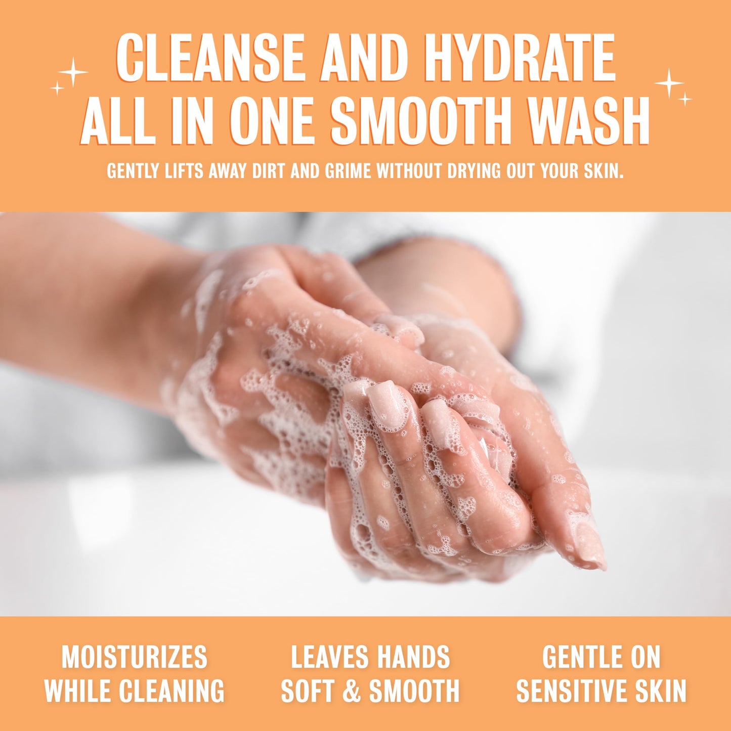 Rebel Green Fresh & Clean Hand Soap - Natural Liquid Hand Soap for Bathroom & Kitchen - Variety Pack, 12 fl oz Spray, Pack of 4