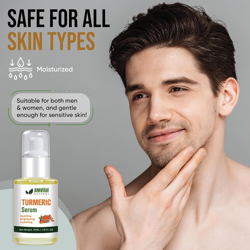 Turmeric Skincare Bundle - Cleanser, Toner, Cream & Serum for Radiant, Even-Toned Skin | All-Natural Ingredients