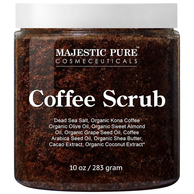 Arabica Coffee Scrub - Natural Exfoliating Body Scrub for Stretch Marks, Acne, Eczema & More | 10 Ounces