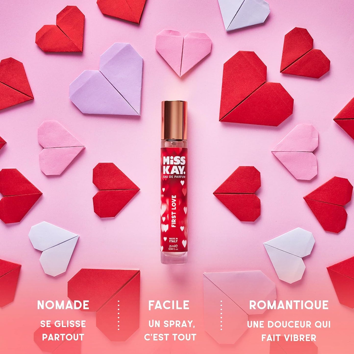 First Love Eau de Parfum 25ml | Fruity Floral Scent with Bergamot, Blackcurrant & Jasmine - Vegan & Made in Italy