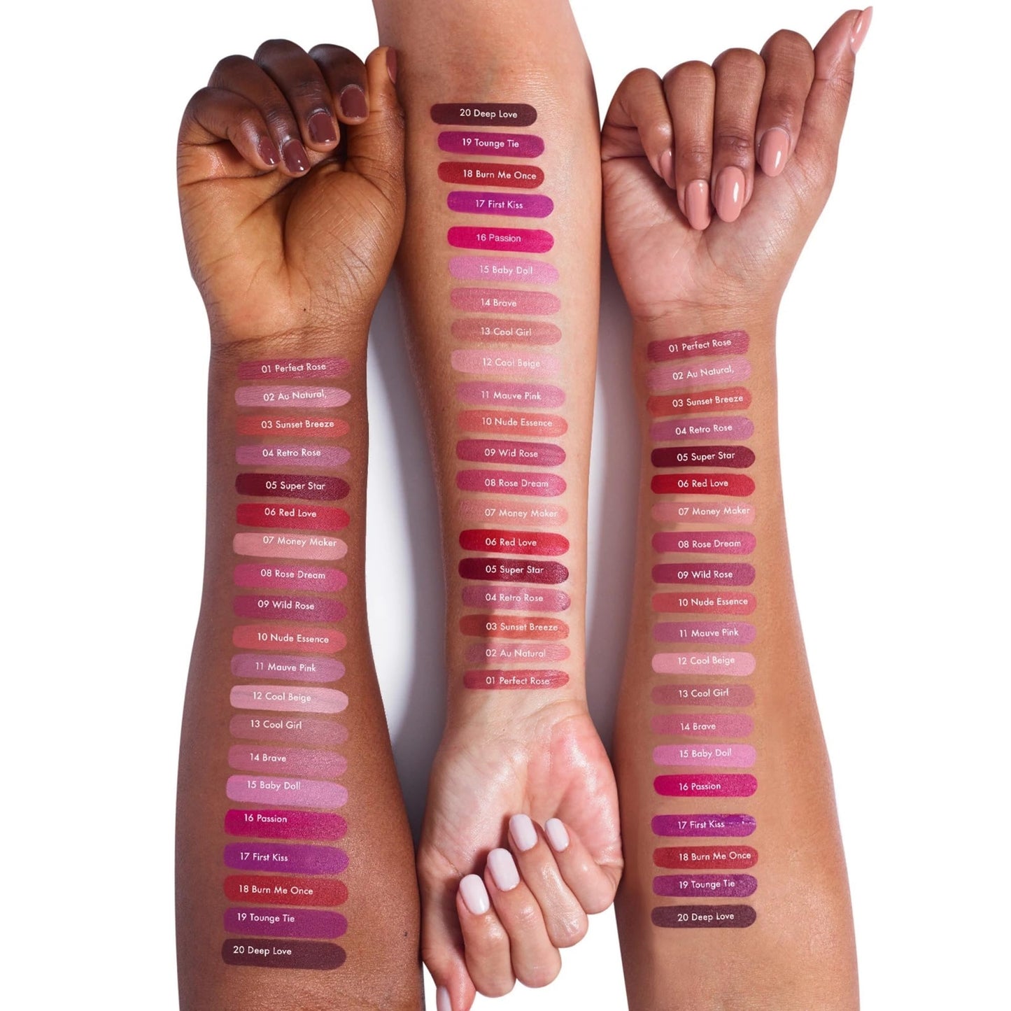 FARMASi Make Up Matte Liquid Lipstick, Long-Lasting and Ultra-comfortable, High-Impact, Lightweight, Organic, Pure Pigments (Super Star)