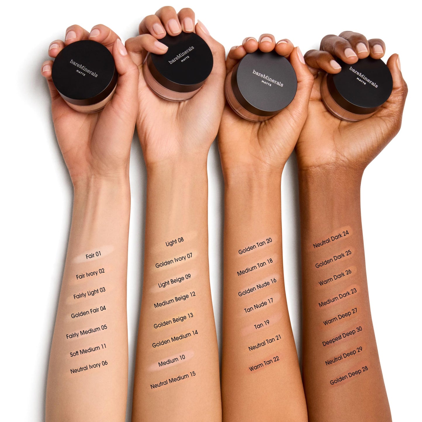 Original Matte Loose Mineral Foundation SPF 15, 24 Neutral Dark, Vegan, Cruelty-Free & Dermatologist-Tested
