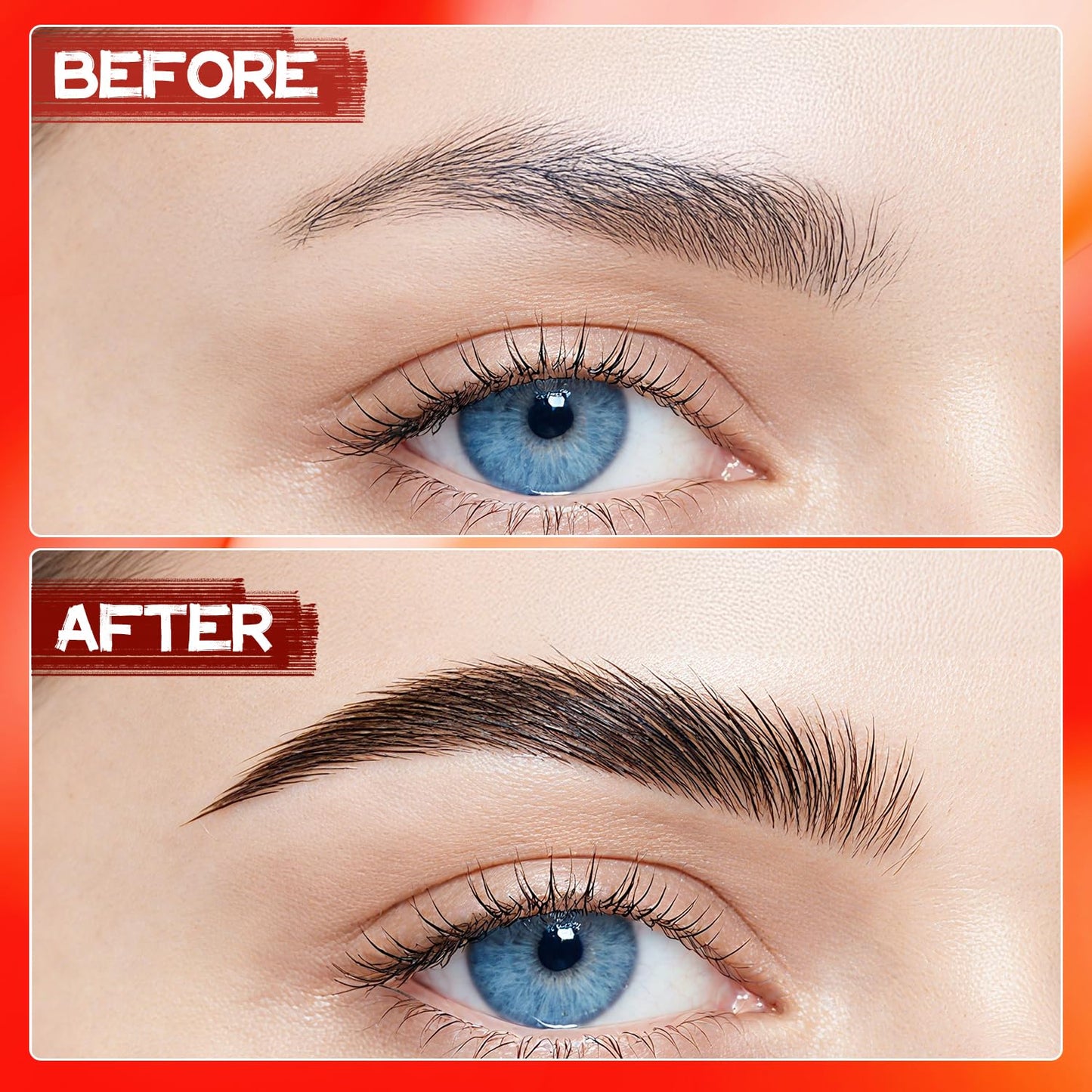 Rogdoo Eyebrow Pen-2-in-1 Dual-Ended Waterproof Eye Brow Pencils for Women with 4-Fork-Tip & Precise Brush-Tip for Natural Hair Like Strokes,Last All-Day,with Eyebrow Spoolie Brush,Light brown