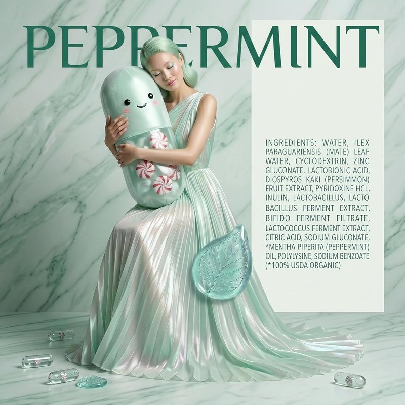 FreshCult Peppermint Deodorant Spray | Odor Prevention for Sensitive Skin - Zero Stains - 2.7 fl oz