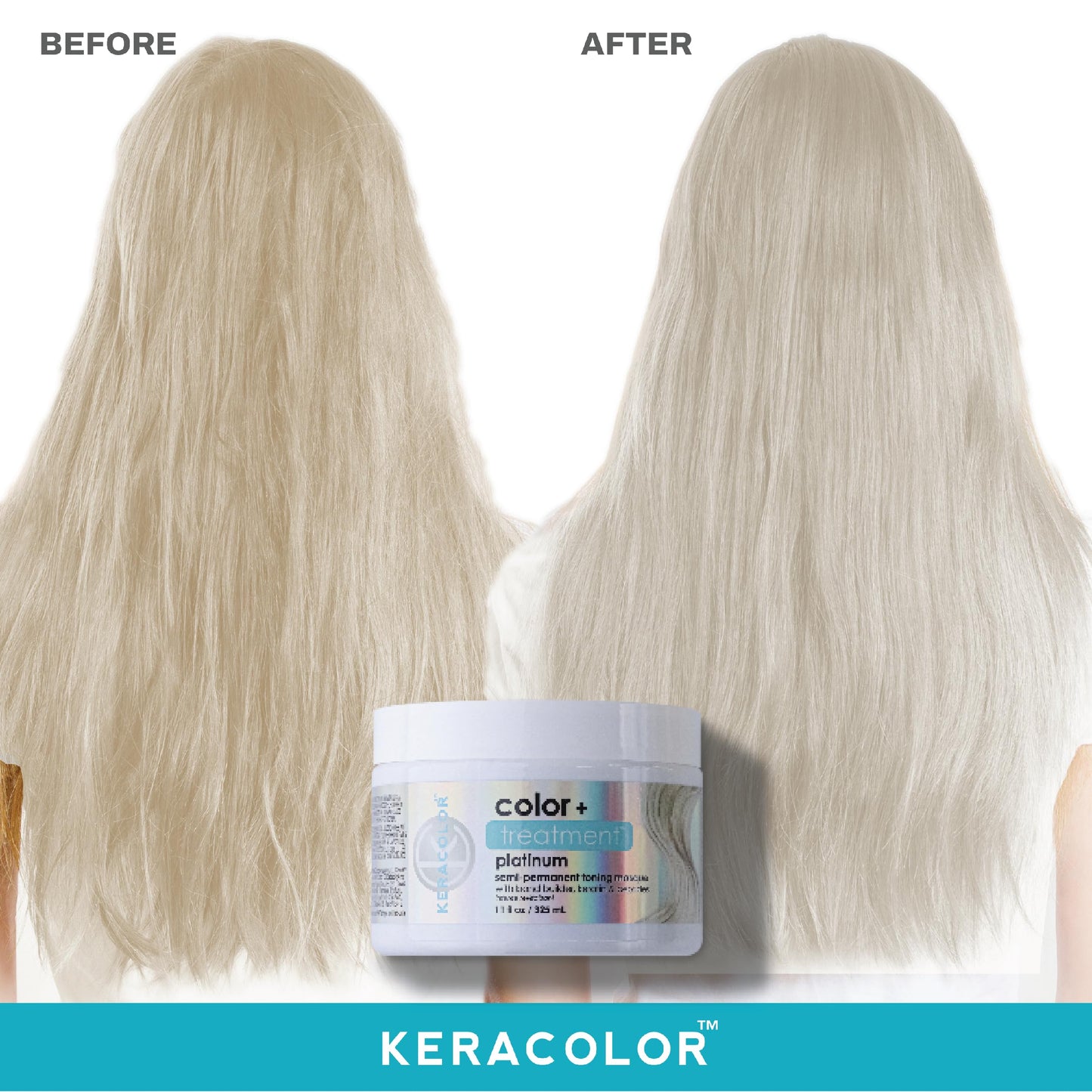 Keracolor Color + Treatment PLATINUM, 11 Fl Oz