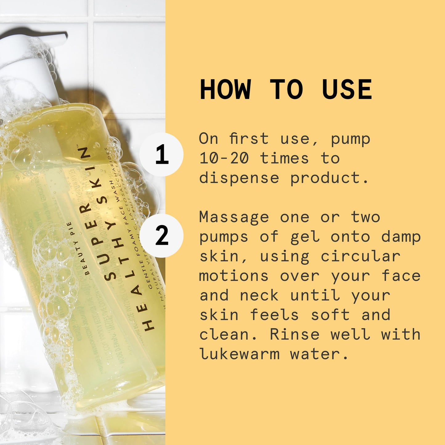 Beauty Pie Super Healthy Skin Foamy Face Wash – Jumbo Size, 15.5 oz Cleanser for Acne‑Prone, Oily, Combination & Sensitive Skin – Gentle, Hydrating, Deep‑Cleansing Formula