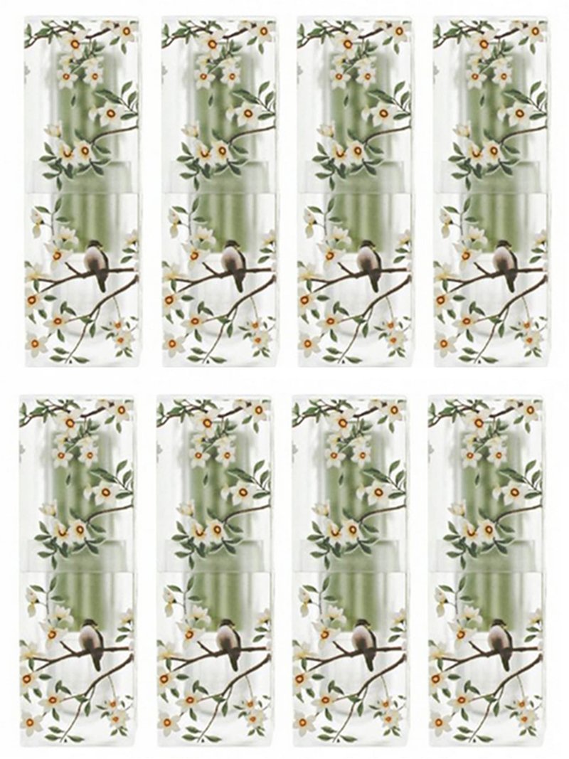 CTKcom 3.5ml Lip Balm Tubes Lipstick Tubes Spring Themed Empty Plastic Lip Tube 3D Pritned Flower Bird Refillable Container for DIY Homemade Lipstick Lip Balm Cosmetic Makeup,8 Pack