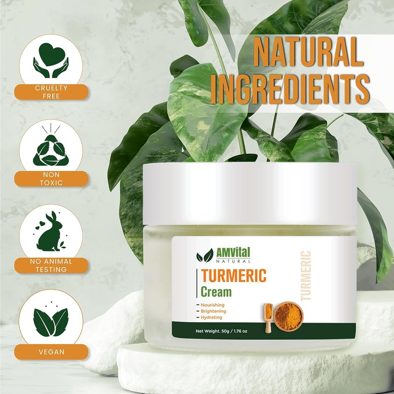 Turmeric Skincare Bundle - Cleanser, Toner, Cream & Serum for Radiant, Even-Toned Skin | All-Natural Ingredients