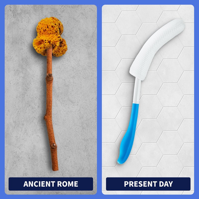 The Butt Brush - Dedicated Shower Brush - Best Bidet Alternative - Long Ergonomic Handle - April 2026 Edition - Prevents Germ Spread - Gift Box Included