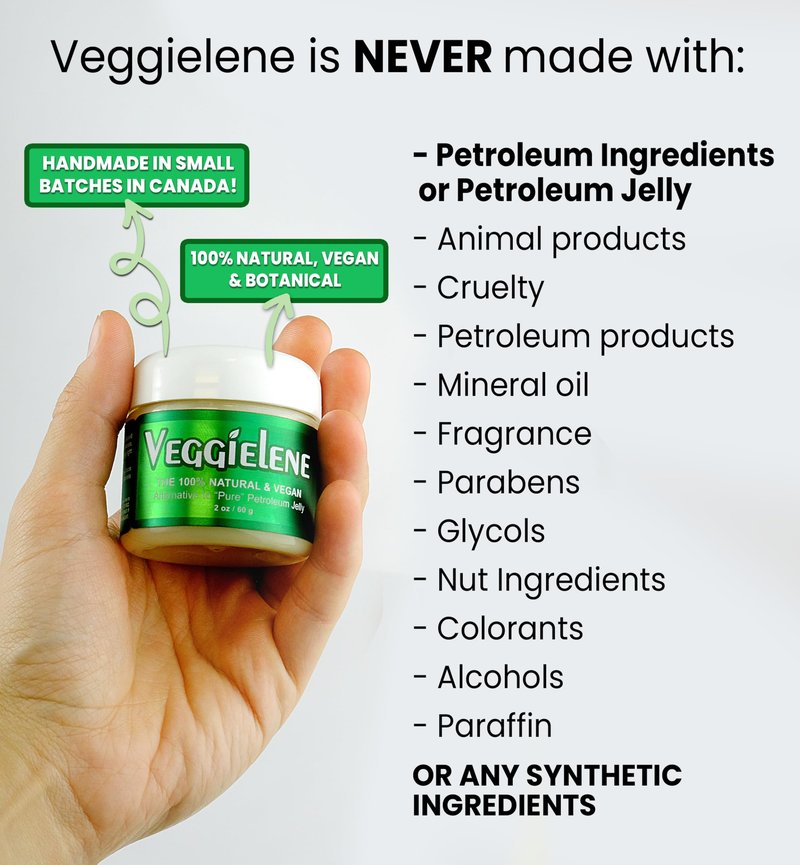 Beesaluxe Vegaline - 100% Natural, Vegan & Hypoallergenic Alternative to Petroleum Jelly - Unpetroleum - Lips, Hands, Baby, Makeup Remover and More (0.33 Ounce Wand)