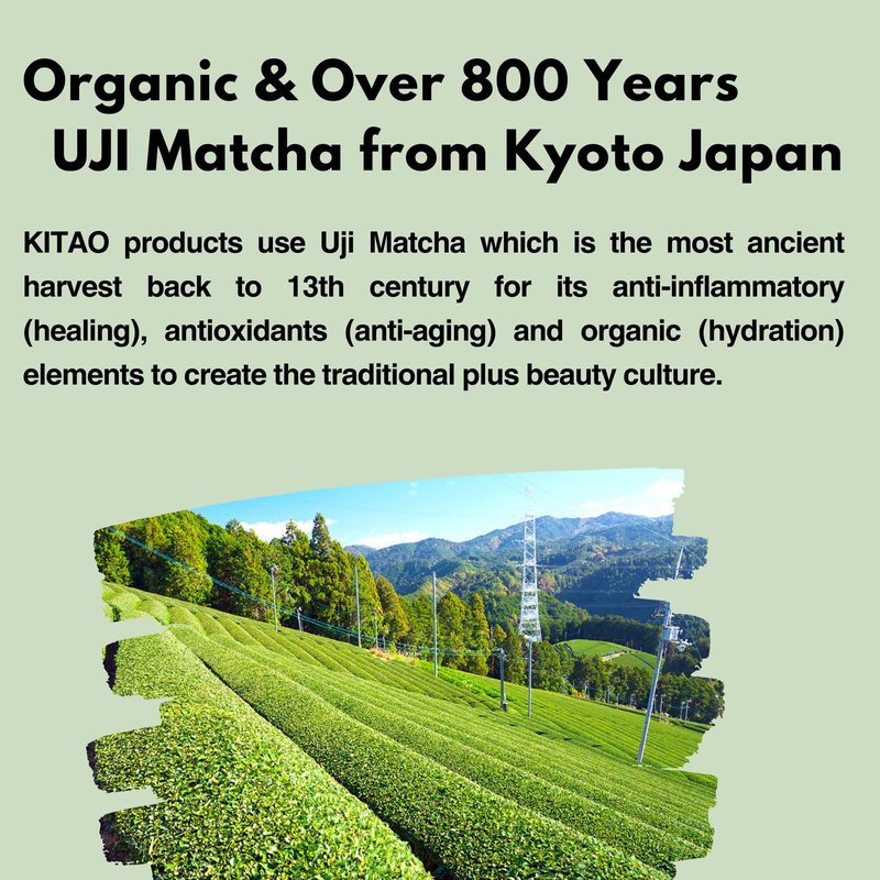 KITAO Anti Aging Face Cream for Women, Organic Face Moisturizer for Sensitive Skin with Matcha, Rice & Vitamin C | Retinol Face Cream, Japanese Skincare Face Moisturizing Cream for Dry Skin 1.7 Fl Oz