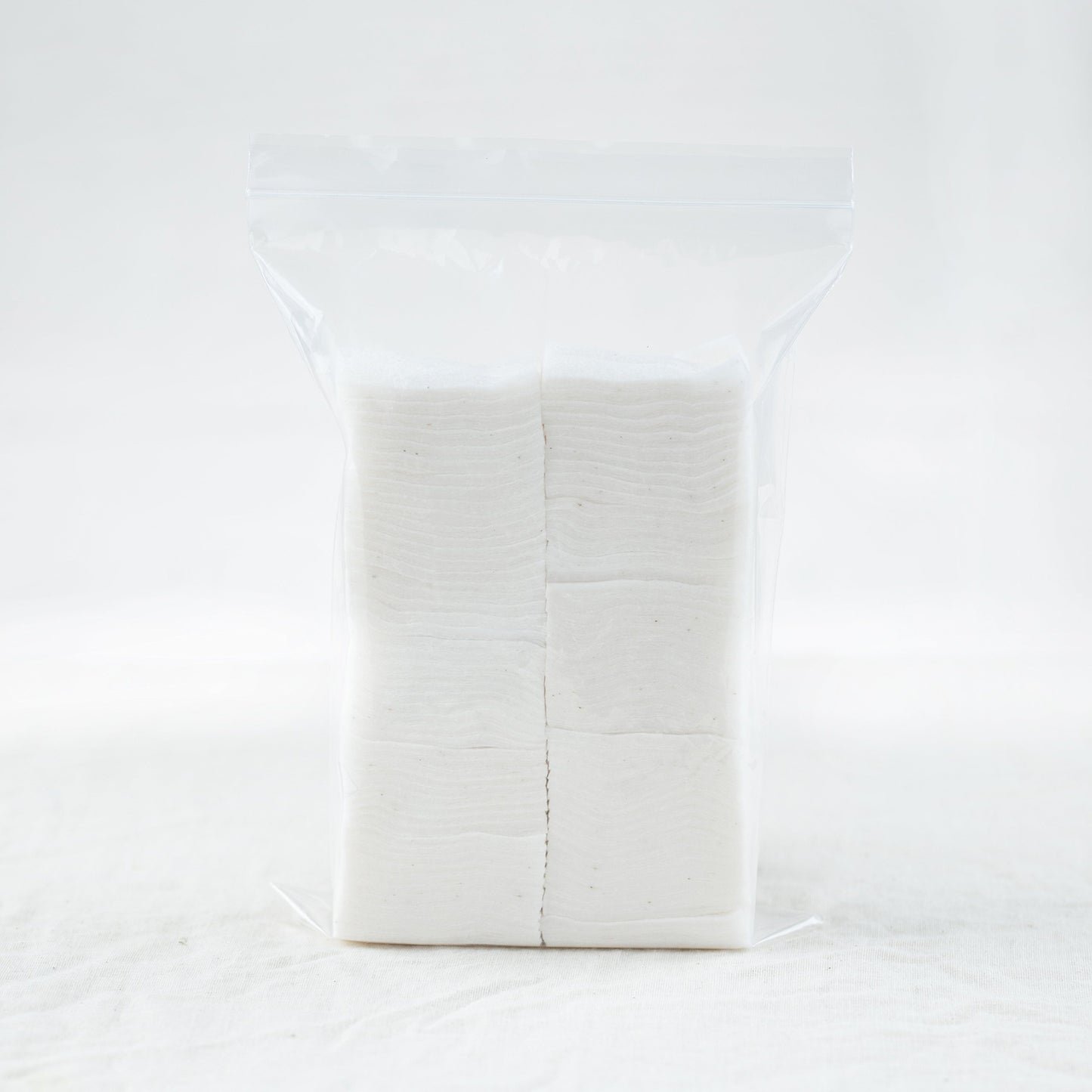 Japanese Organic Cotton Pads 100 Pieces 100% Organic Unbleached [Made in Japan] (4 Packs)