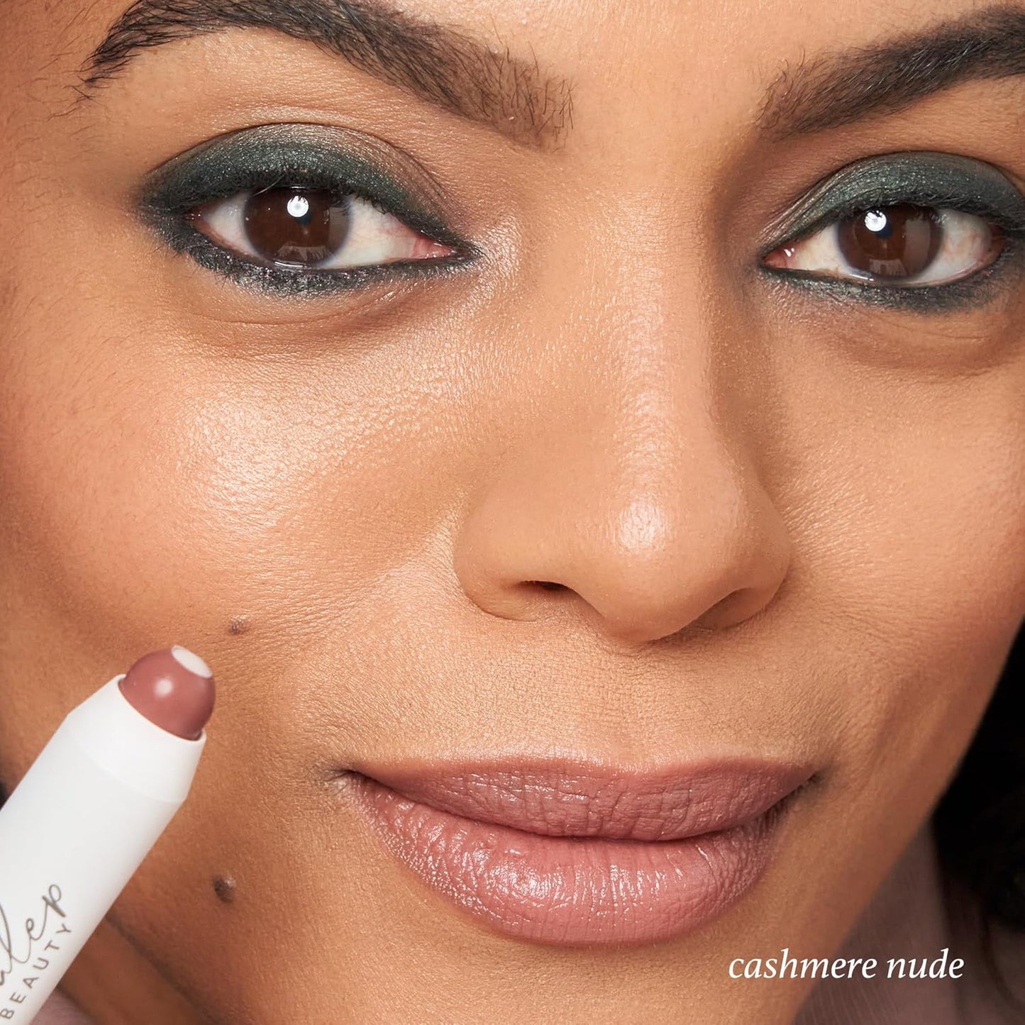Julep Tinted Lip Balm - Cashmere Nude, Buildable Color, Hydrating Vitamin E & Sunflower Butter | Vegan, Long-Lasting Gloss Finish