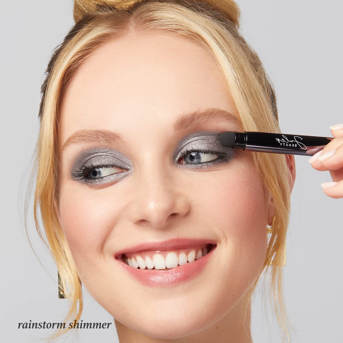 Julep Eyeshadow 101 Crème to Powder Waterproof Eyeshadow Stick Duo, Rainstorm Shimmer and Pearl Shimmer