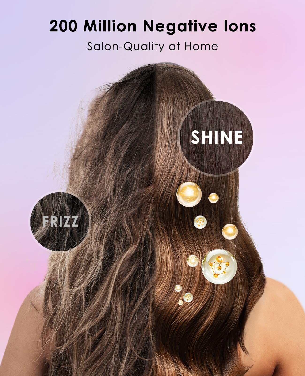 OSOU Hair Dryers, Negative Ionic Hair Dryer, High-Speed Blow Dryer with 110, 000 RPM Brushless Motor, Fast Drying Lightweight Travel Hairdryer, Low Noise Home Hair Dryer with Smooth Nozzle