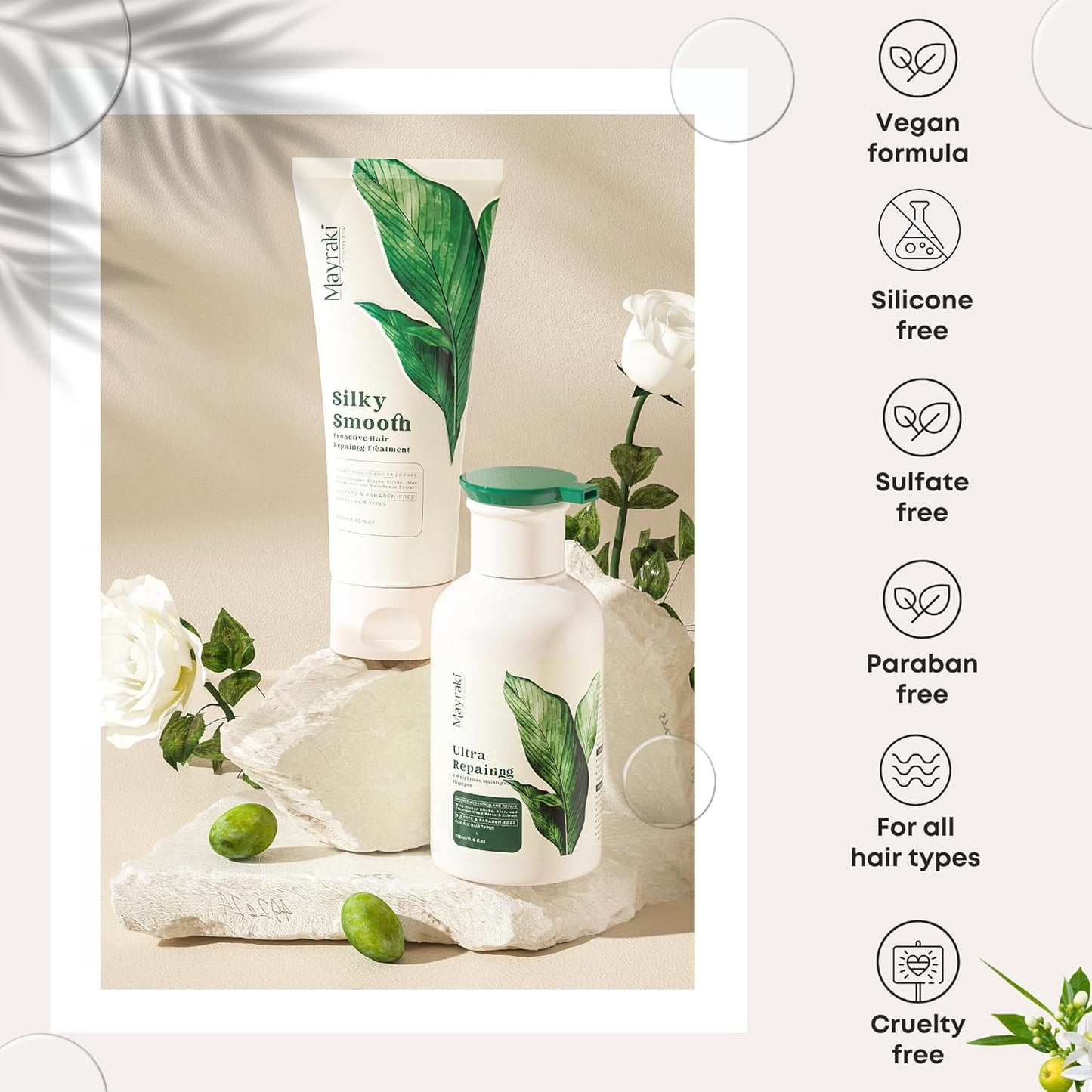 Ultra Repairing Weightless Hair Moisturizing Shampoo - 300 ml | Sulfate-Free Treatment for Dry, Damaged Hair